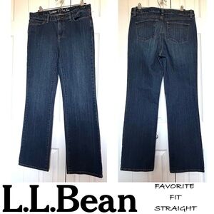 LL Bean 1912 Jeans Favourite Fit Straight 10M/T